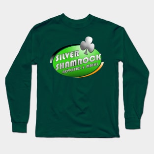 Silver Shamrock Long Sleeve T-Shirt